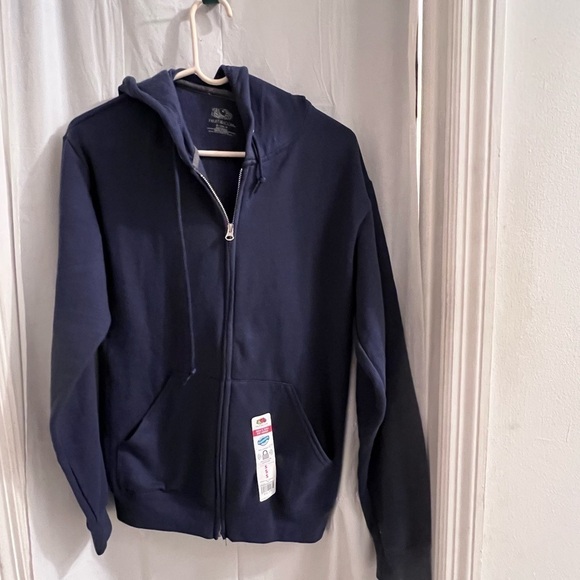 FRUIT of the loom zippered sweatshirt hoodie size s - Picture 1 of 3